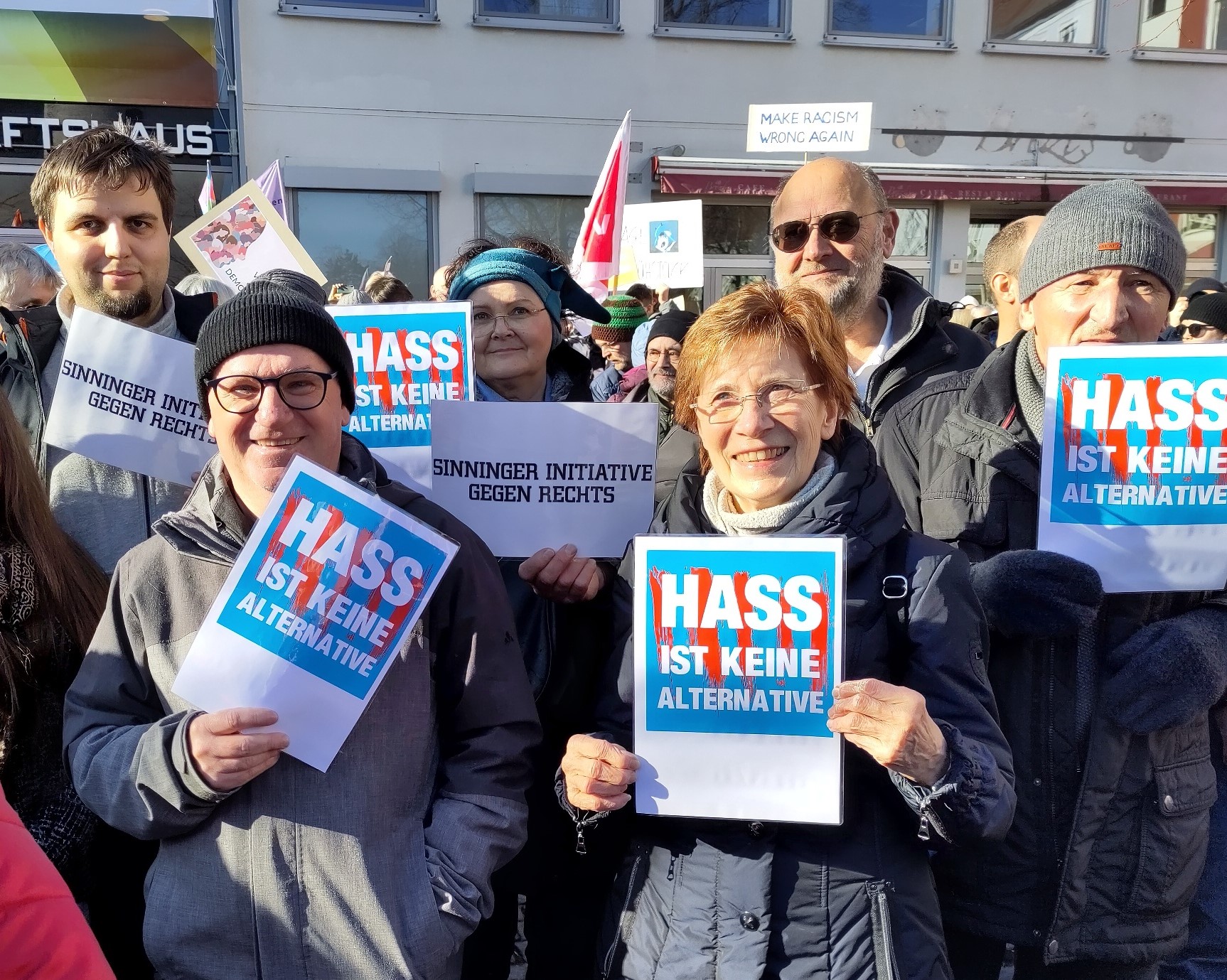 Hans Well und die Wellbappn bei der Sinninger Initiative